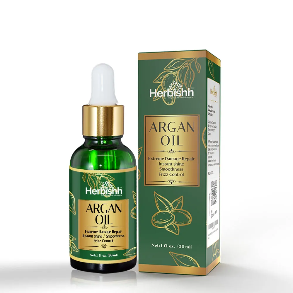 4 pcs - Herbishh Argan Oil- 30ml Each