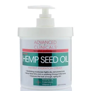 Advanced Clinicals Hemp Seed Oil Cream