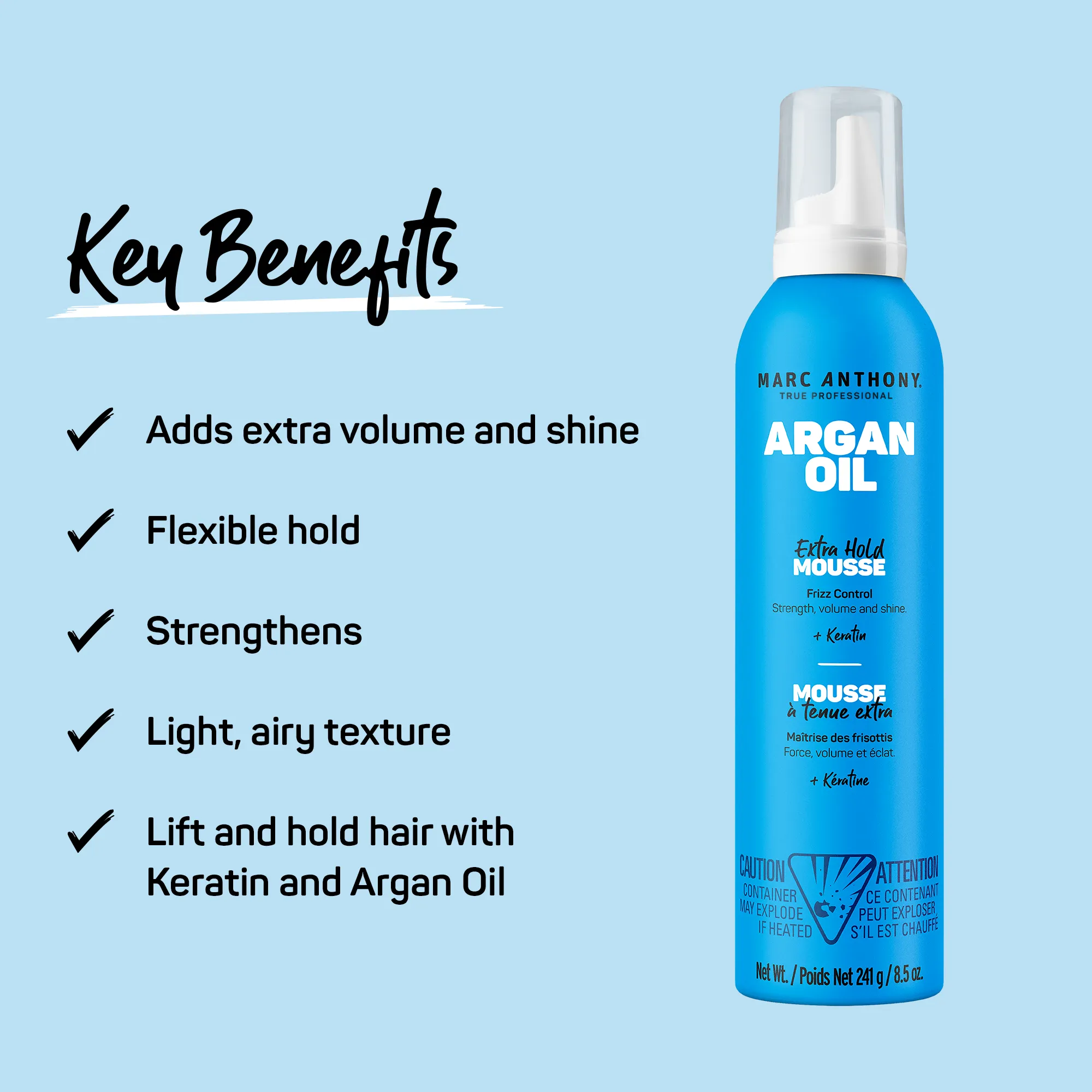 Argan Oil <br> Volumizing Mousse