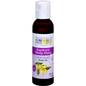 Aura Cacia Aromatherapy Body Oil Euphoria - 4 Fl Oz