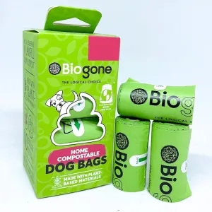 Biogone Compostable Dog Waste Bags 8 Pack