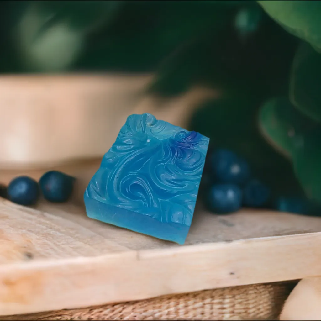 Blueberry in Glycerin Soap