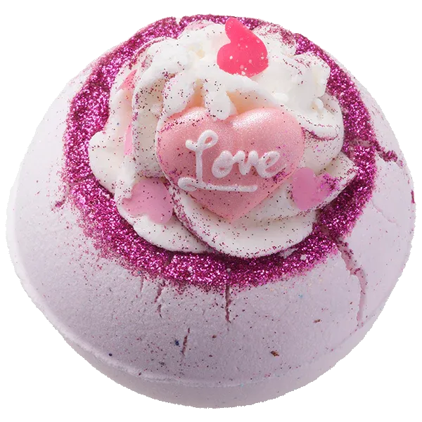 Bomb Cosmetics UK "Fell in Love with a Swirl" Bath Blaster