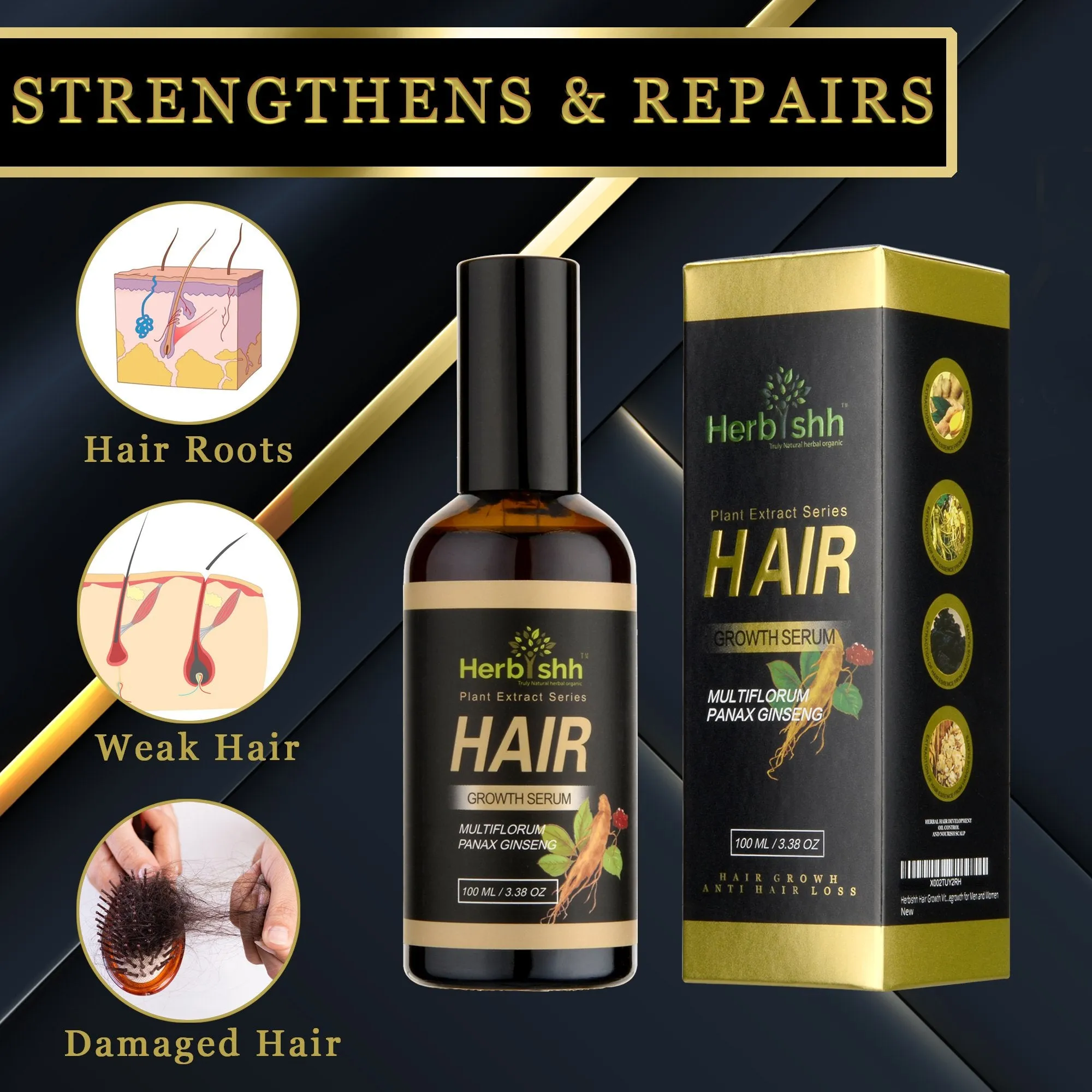 BUY 3 Anti hair loss Serum & GET 3 Argan oil FREE