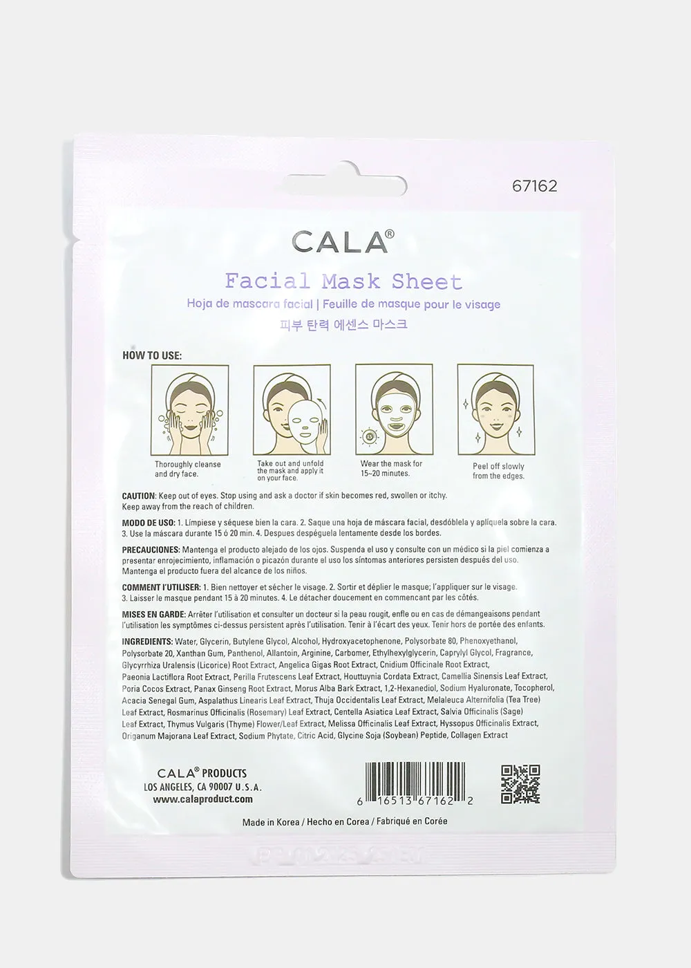 Cala Begin Anew Essence Mask