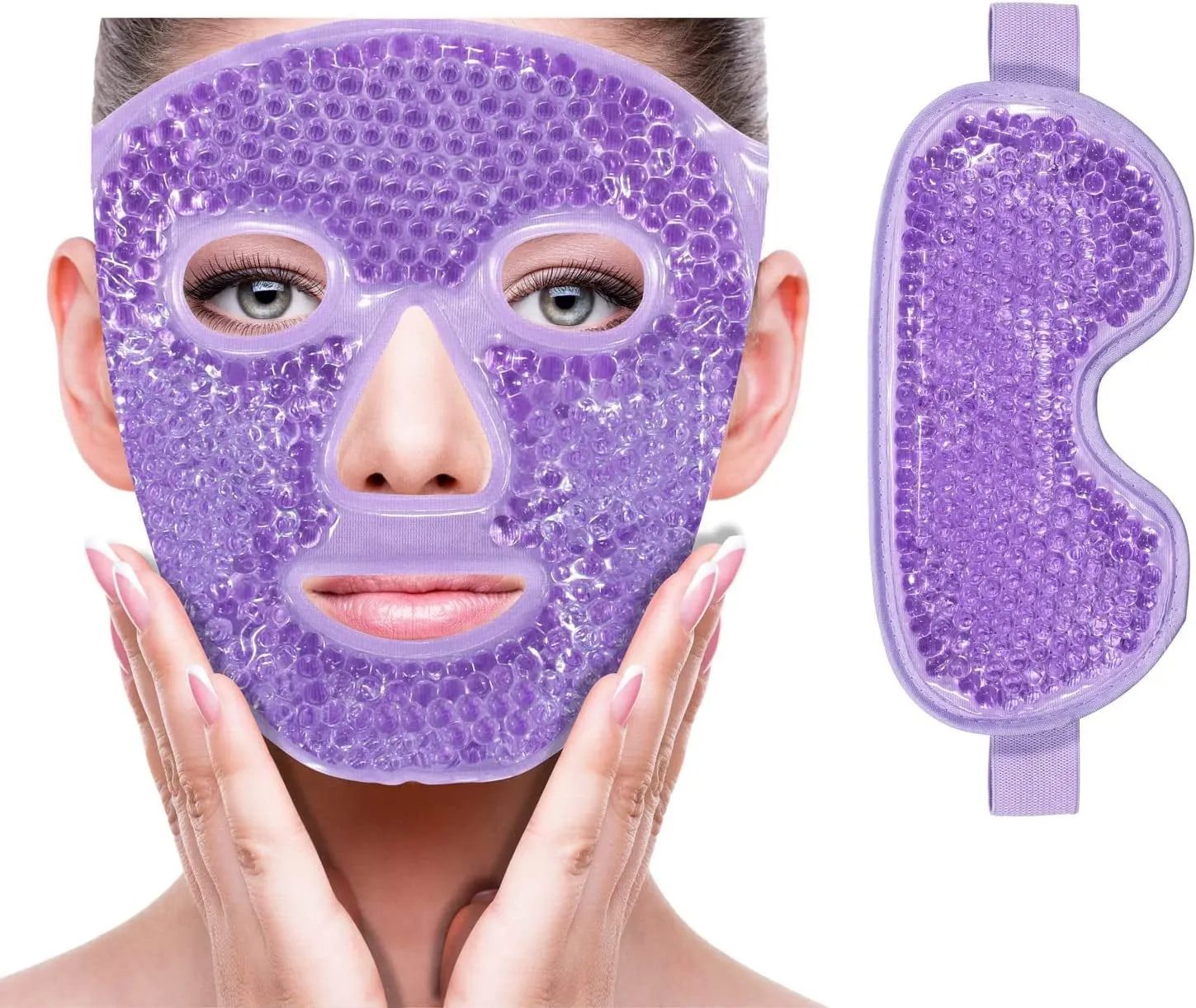 Cold Face Eye Mask Ice Pack Reduce Face Puff