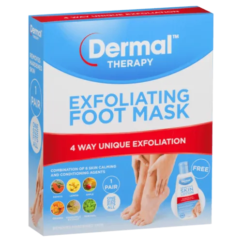 Dermal Therapy Exfoliating Foot Mask 1 Pair