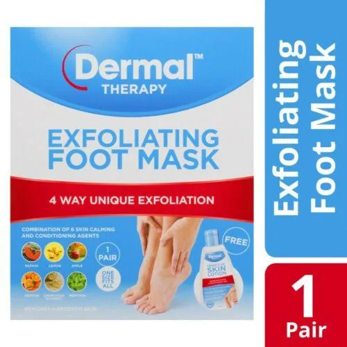 Dermal Therapy Exfoliating Foot Mask 1 Pair