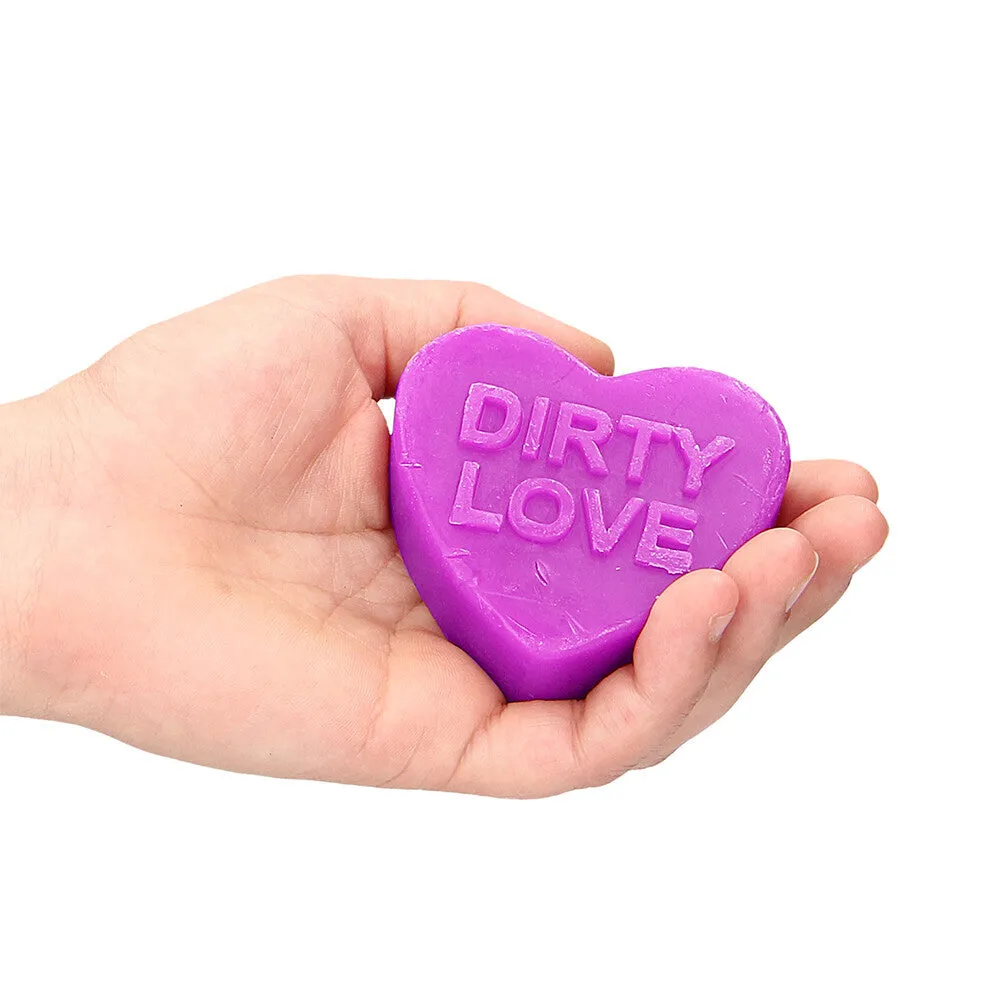 Dirty Love Lavender Scented Heart Soap Bar