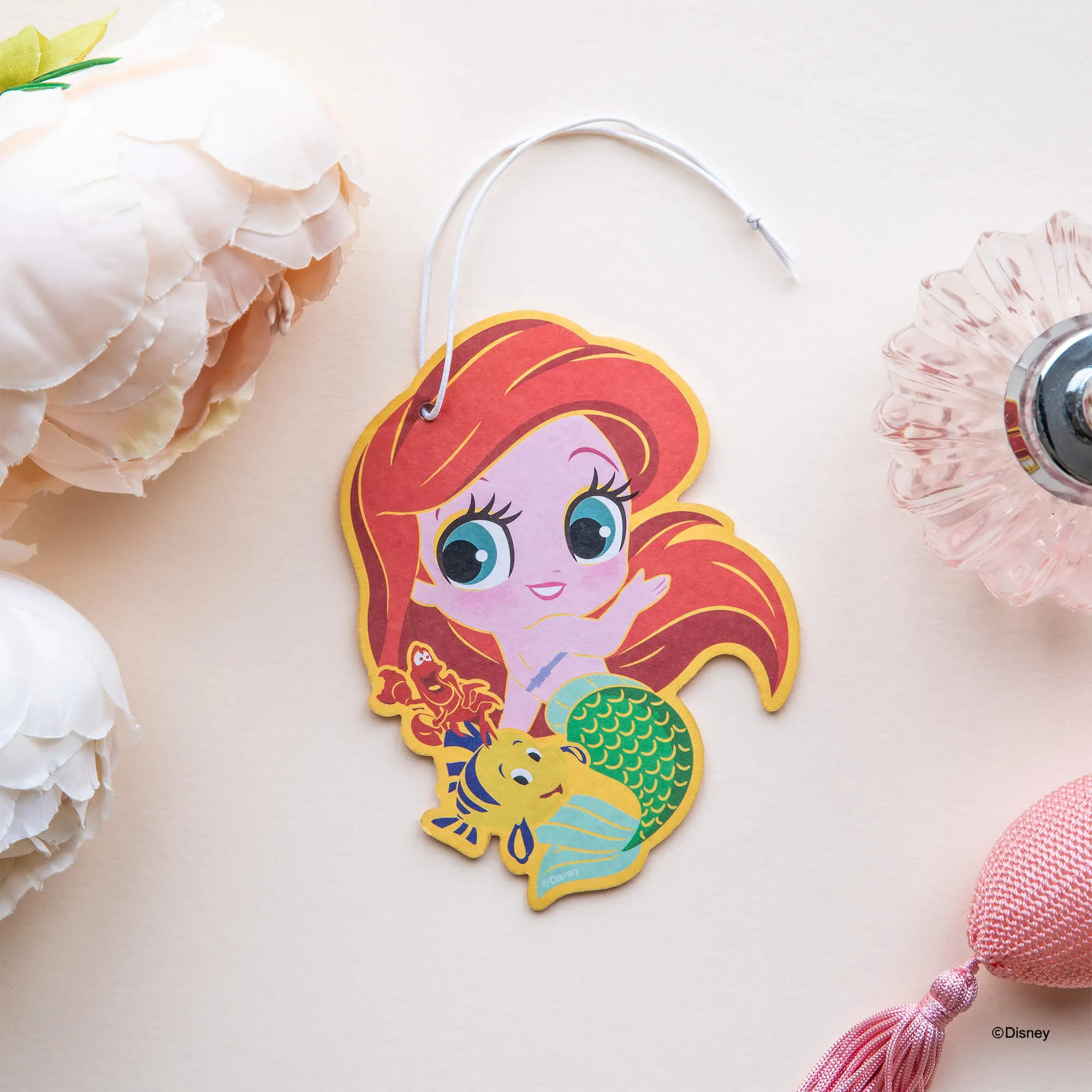 Disney Car Air Freshener Ariel & Flounder & Sebastian