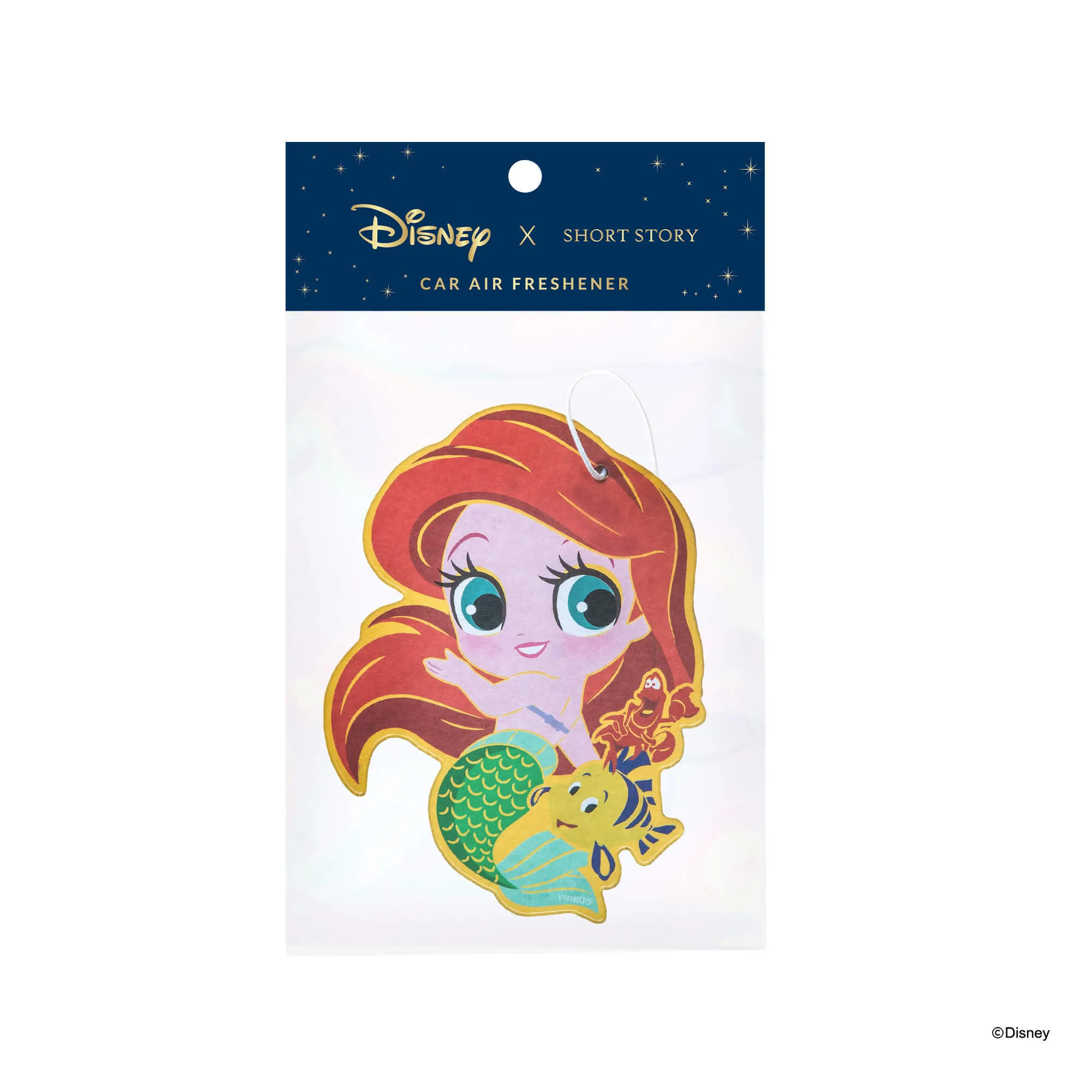 Disney Car Air Freshener Ariel & Flounder & Sebastian