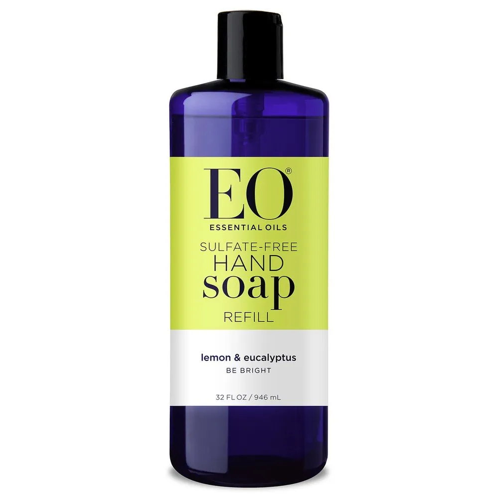 EO Liquid Hand Soap Lemon Eucalyptus 32 oz Liquid