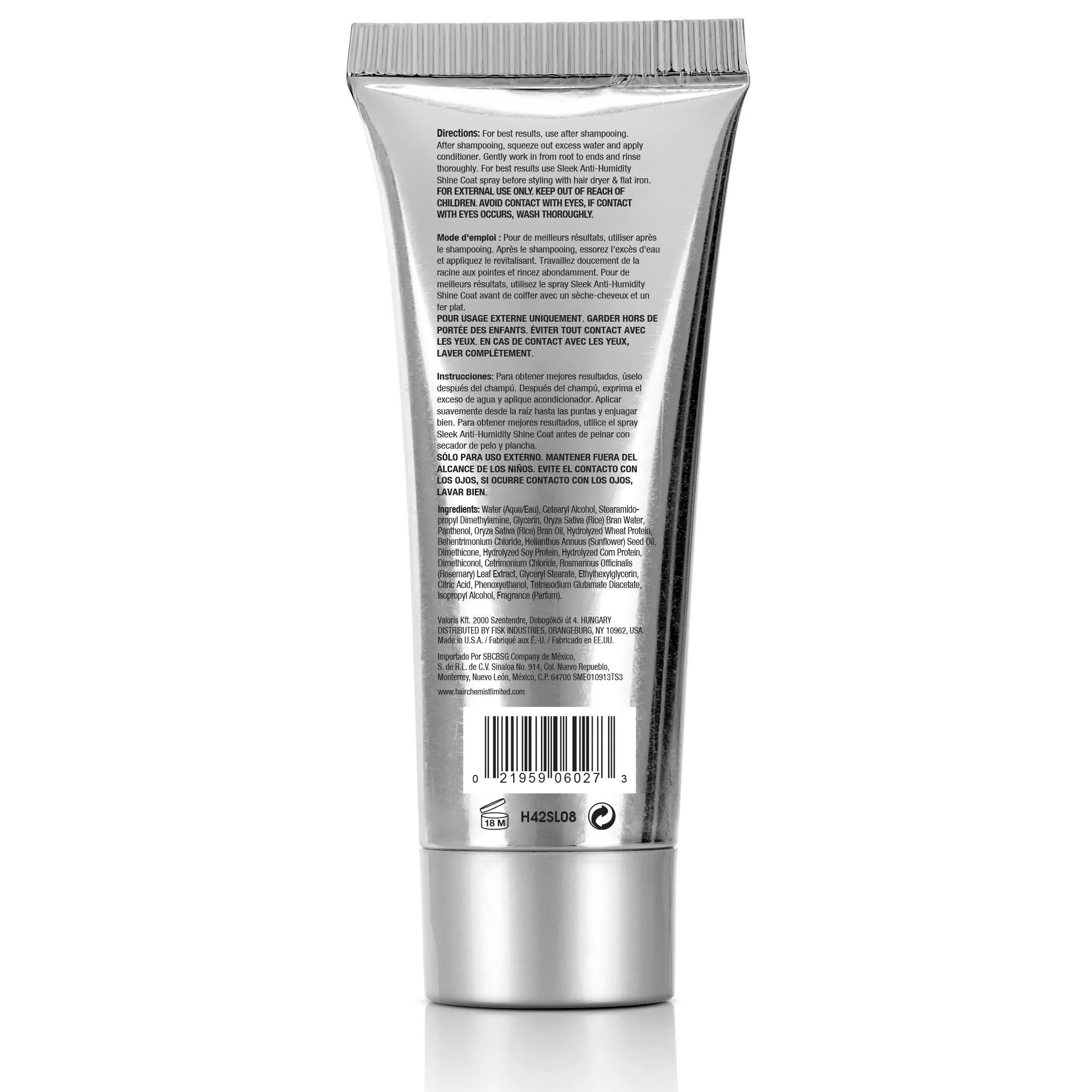 Hair Chemist SLEEK Anti Humidity Conditioner 8 oz.