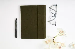 Hemp A5 Notebook Diary with Magnetic Flap Closure