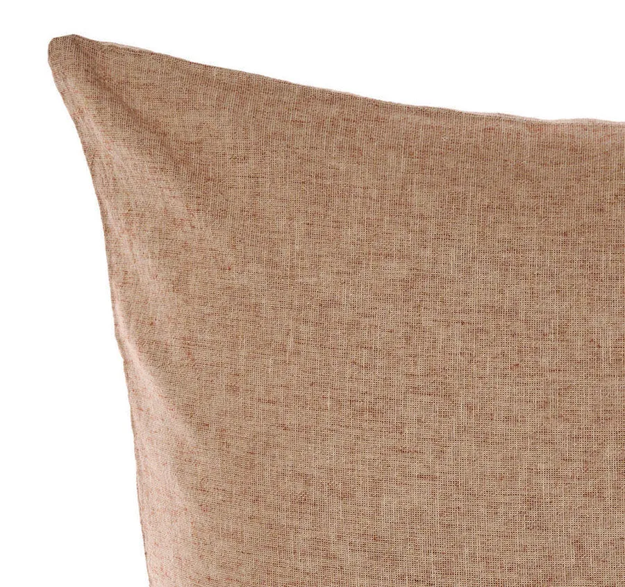 Hemp Triblend European Pillowcase Rust