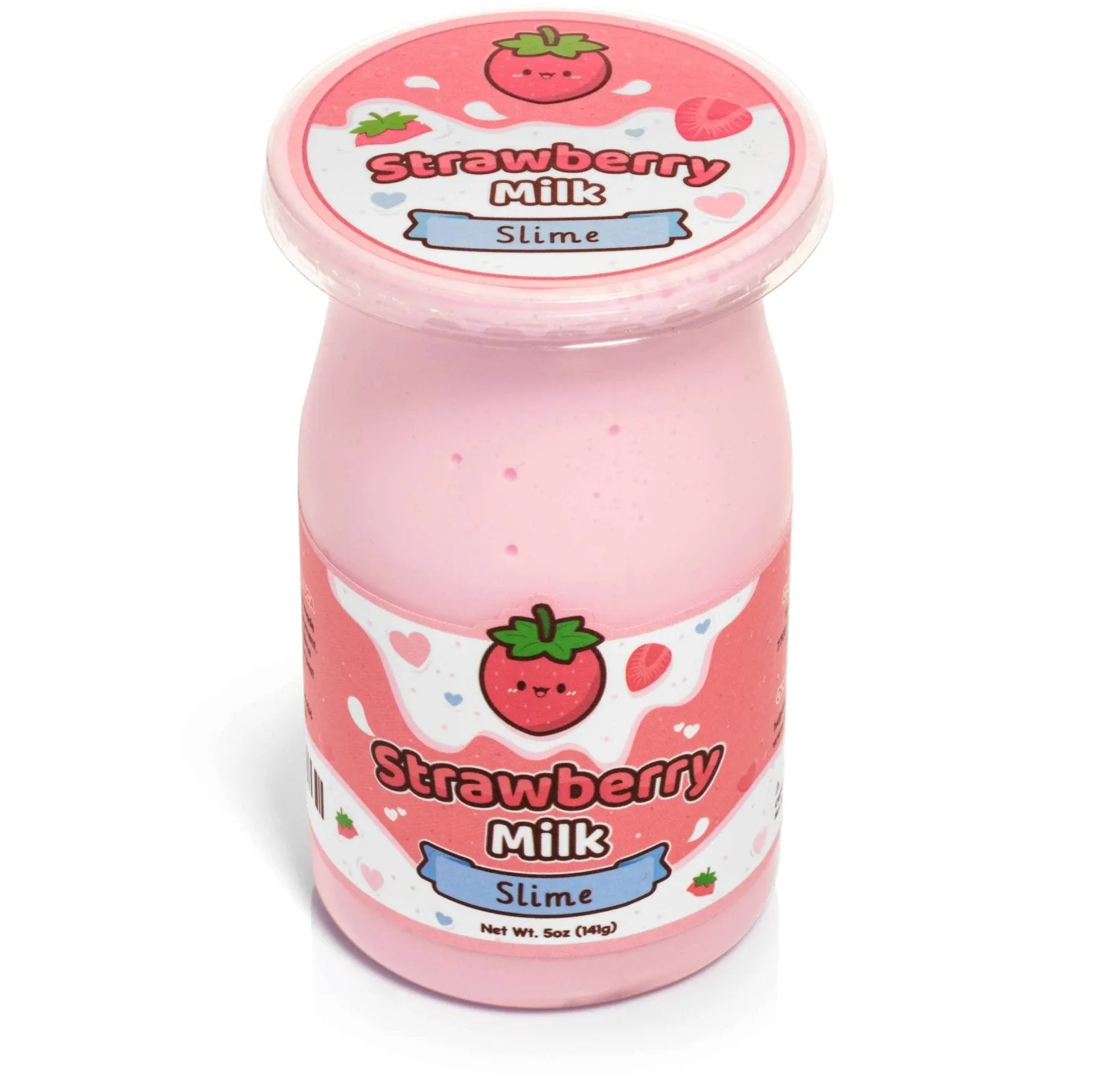 Kawaii Strawberry Milk Glossy Slime