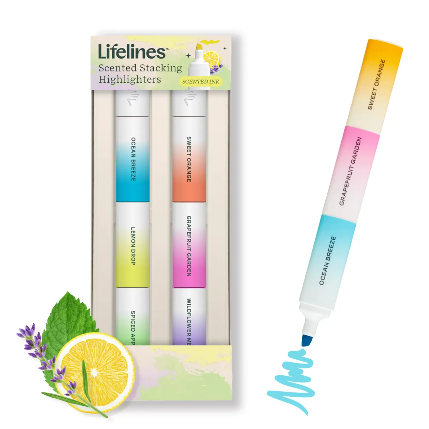 Lifelines Scented Stacking Highlighter 2 Pack