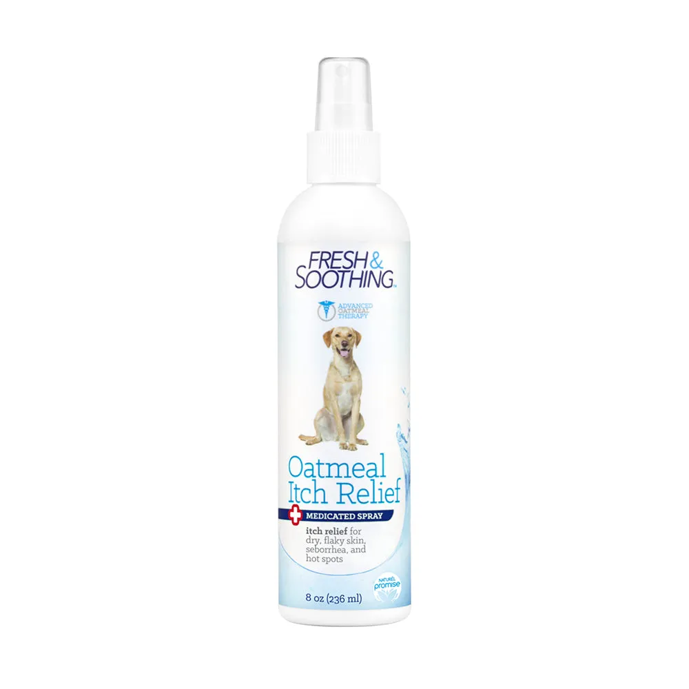 Naturel Promise Dogs & Cats Fresh & Soothing Oatmeal Itch Relief Medicated Spray 8oz