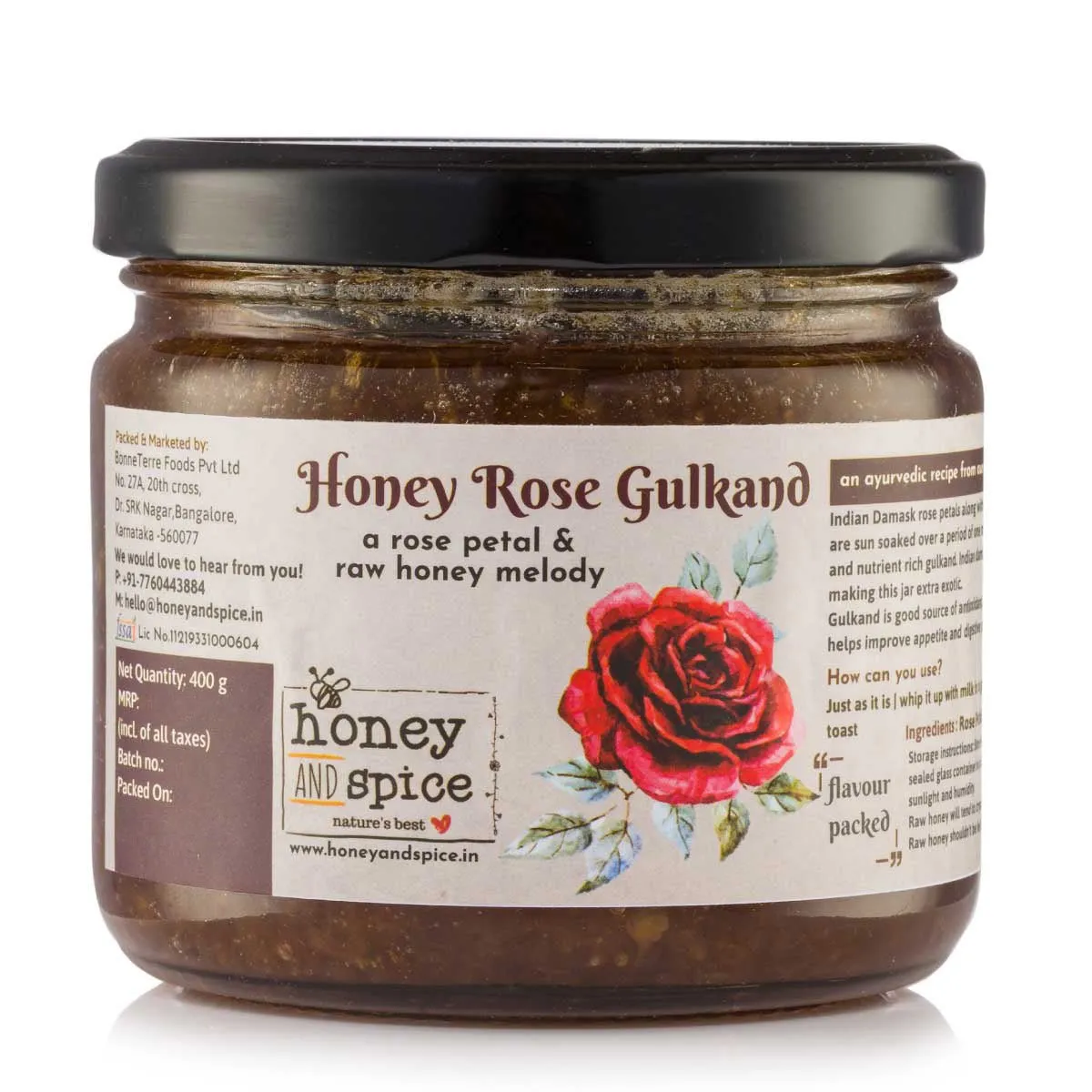 Nutrient Rich Honey Rosegulkand