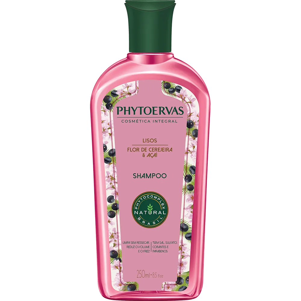 Phytoervas Smooth Shampoo Cherry Blossom and Acai 250ml