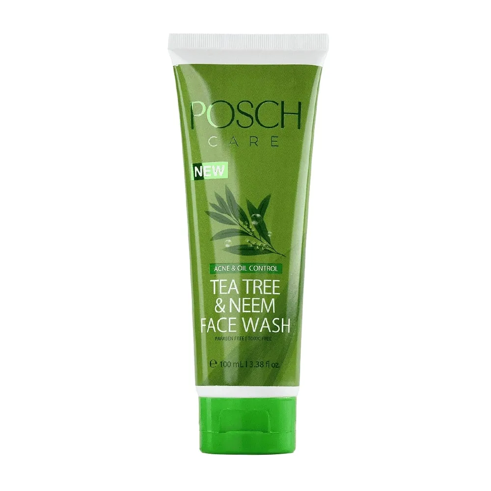 Posch Care Neem   Tea Tree Face Wash 100ml