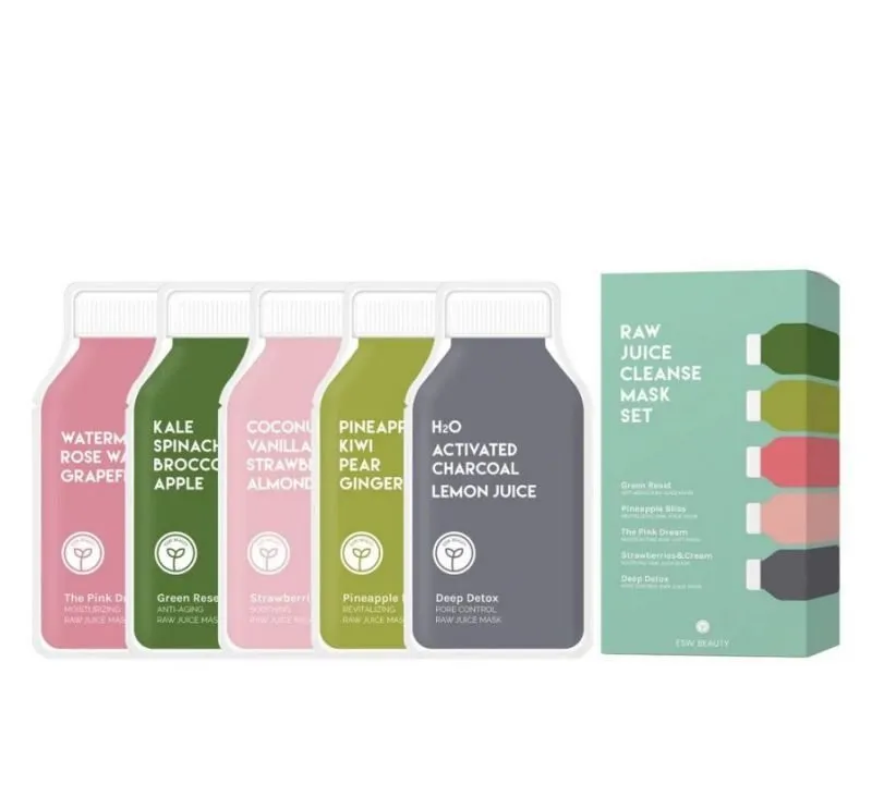 Raw Juice Cleanse Mask Set