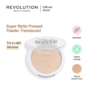 Revolution Relove Super Matte Pressed Powder Translucent