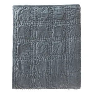 Samana Velvet Quilt [Green grey]