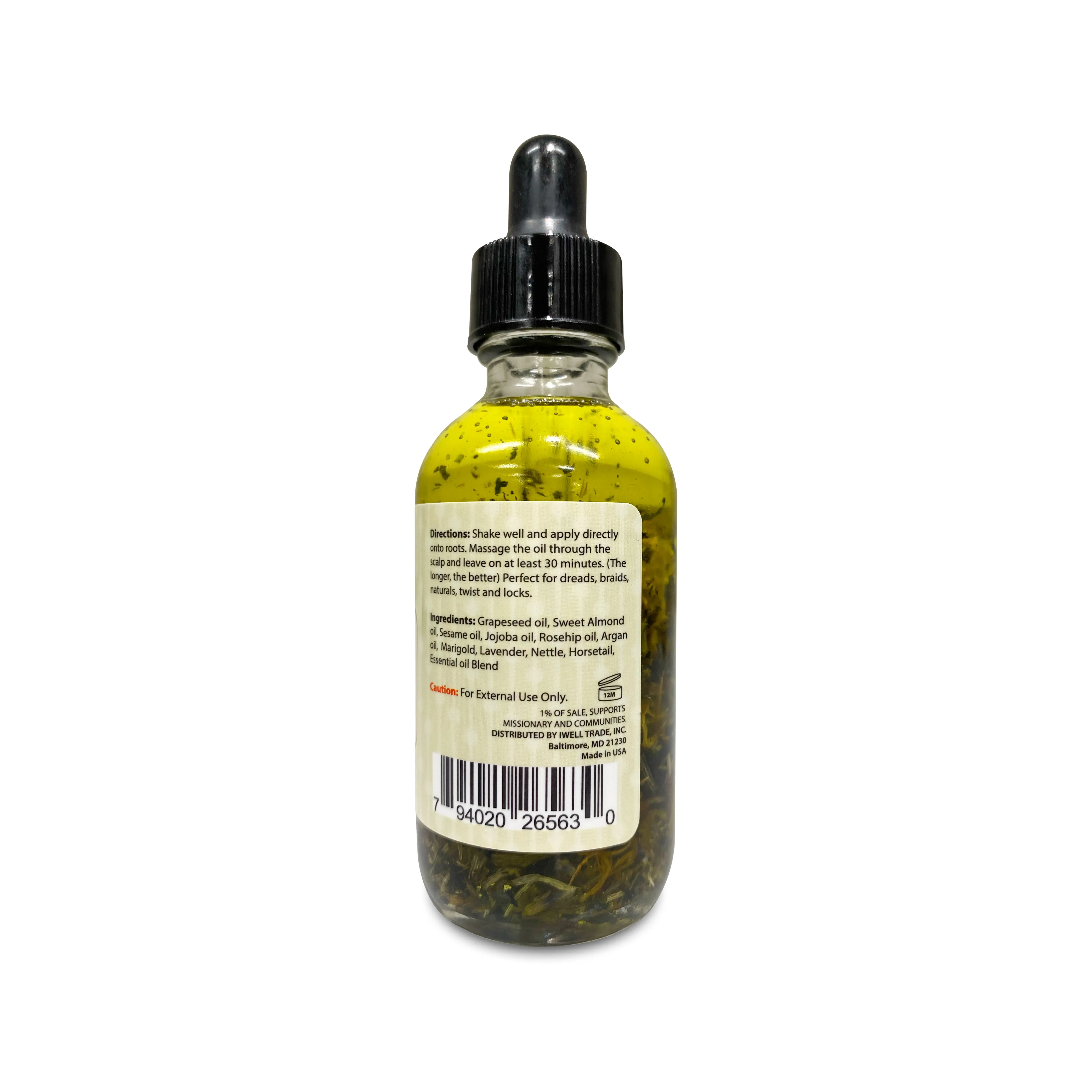 Scalp Healing Ayurvedic Hair Oil 2oz