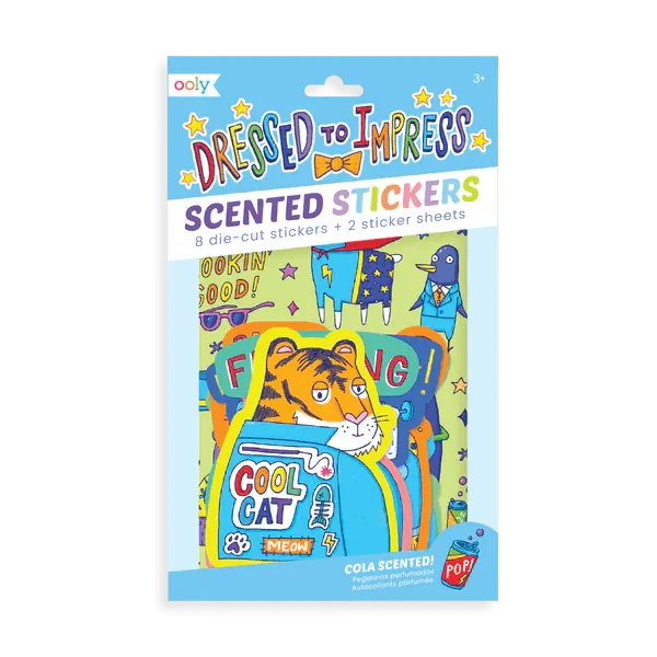 Scented Scratch Stickers - Dressed To Impress