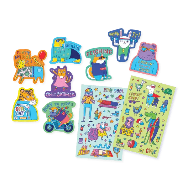 Scented Scratch Stickers - Dressed To Impress