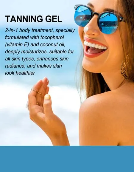 Seaside Sun Repair Gel: Enhances Tanning, Moisturizes, Promotes Healthy Skin Tone