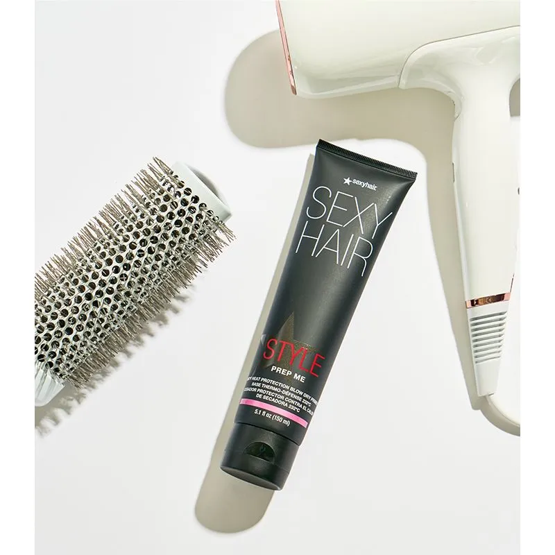 SexyHair Style Prep Me 450F Heat Protection Blow Dry Primer