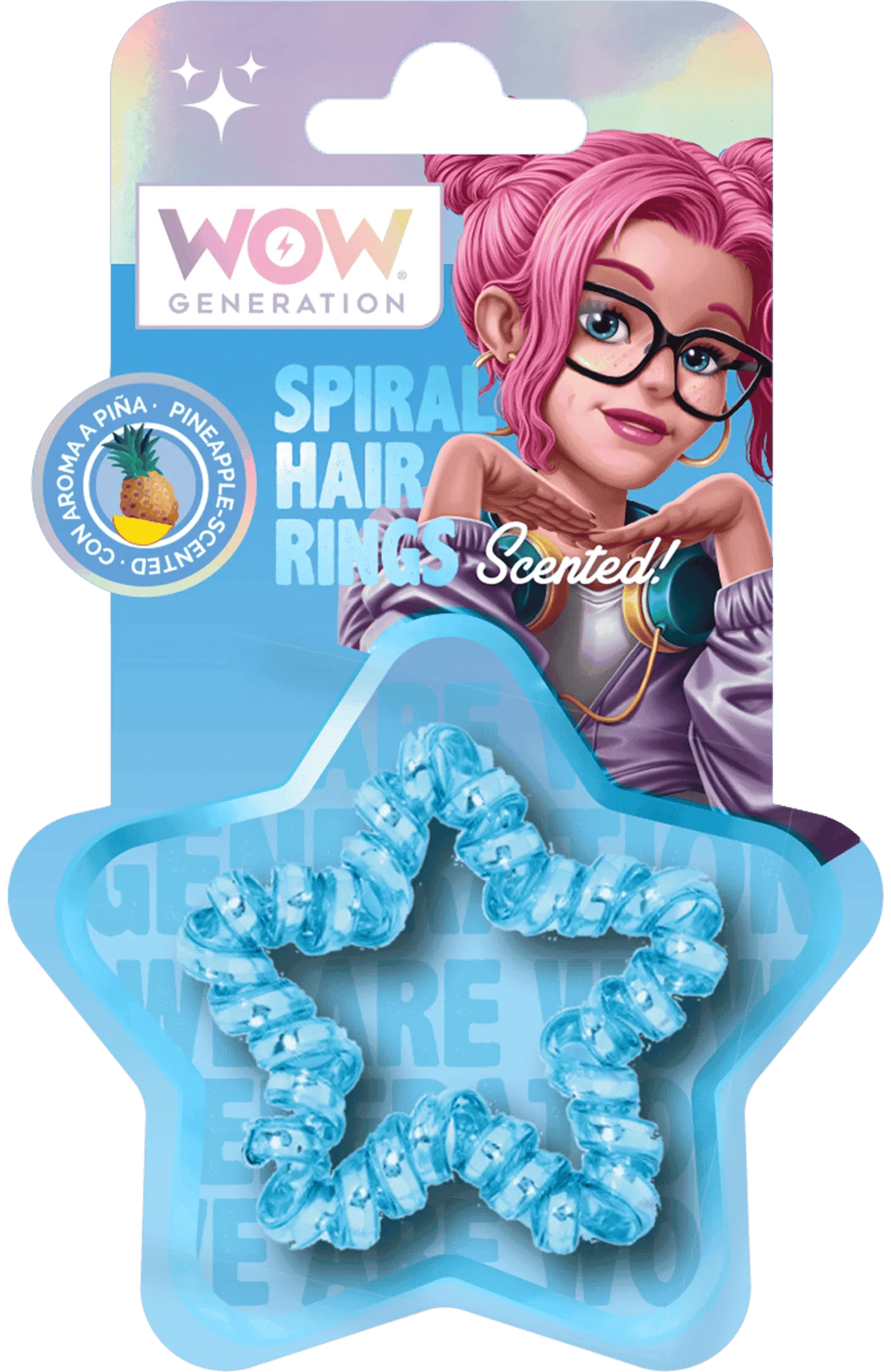 Shaped & Scented Hair Elastics In Cdu Wow Generation