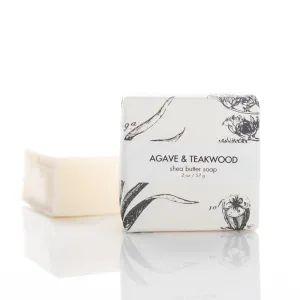 Shea Butter Soap - Agave & Teakwood Guest Bar