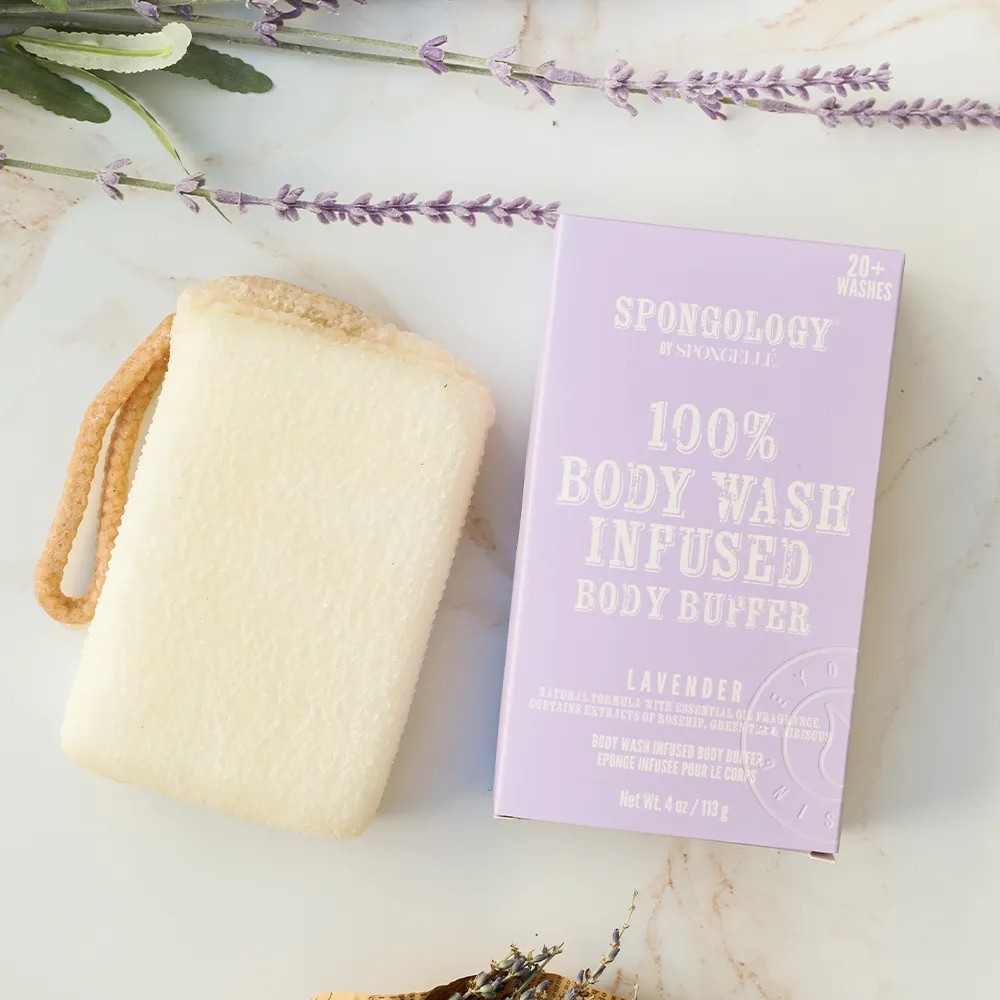 Spongellé Spongology Lavender Body Wash Infused Buffer