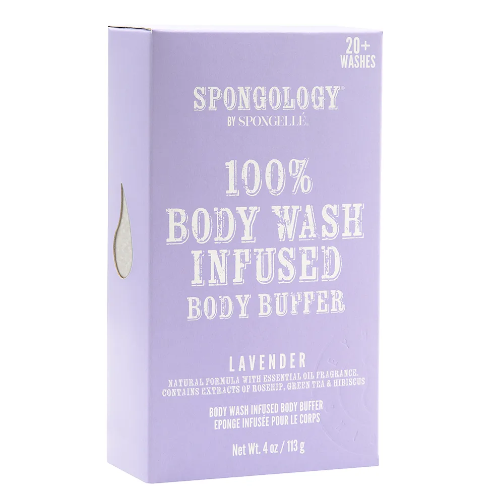 Spongellé Spongology Lavender Body Wash Infused Buffer