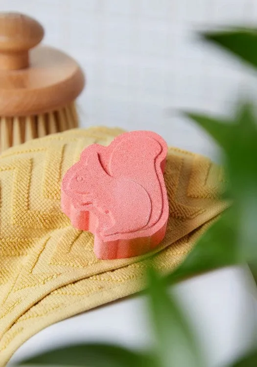 Strawberry Squirrel Bath Bomb